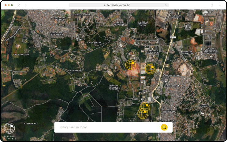 Plataforma Terreno Livre - Pesquisa de Terrenos